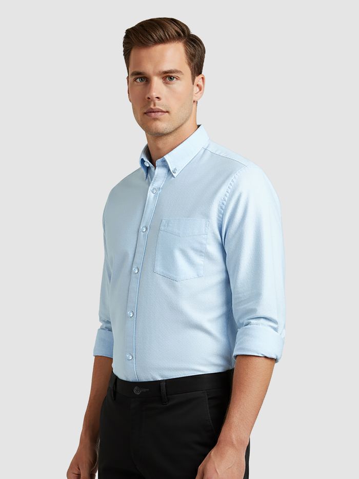 Light Blue Button Down Oxford Shirts