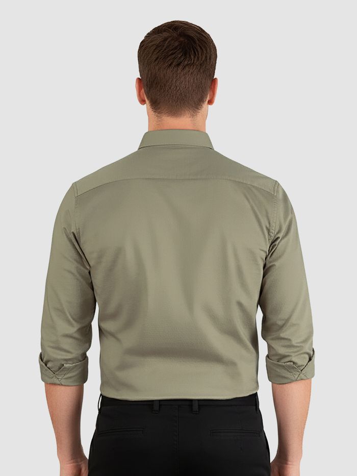 Olive Button Down Oxford Shirts