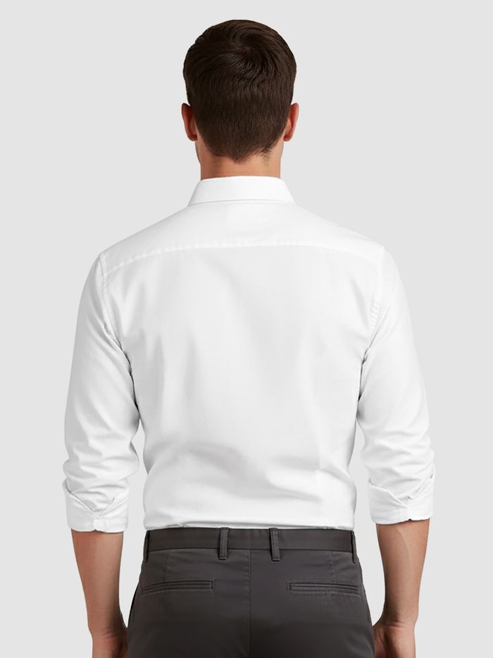 White Button Down Oxford Shirts